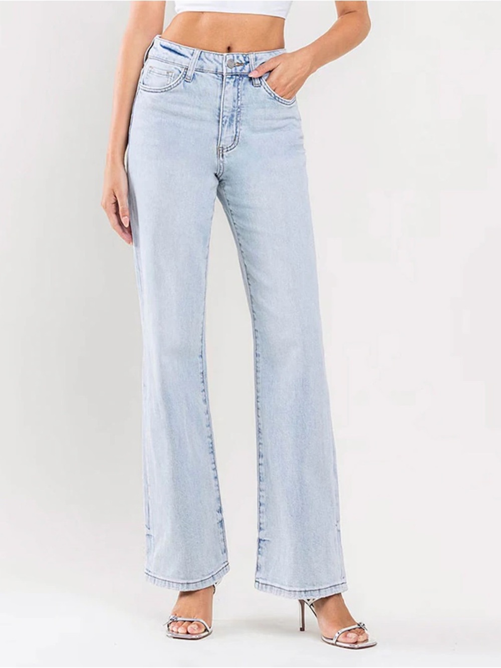 Vervet Leslie High-Rise 90’s Vintage Flare Light Wash Women's Jeans Size 27 NWT